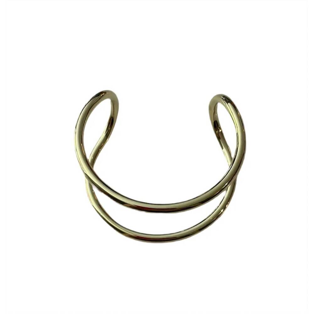 NEW SHEILA FAJL women's catasha cuff bracelet in gold
